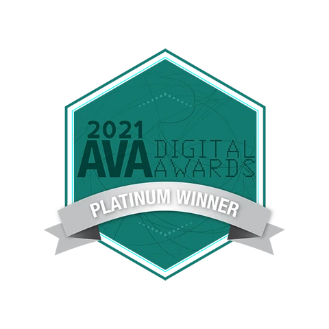 2021 AVA Digital Awards Platinum Winner